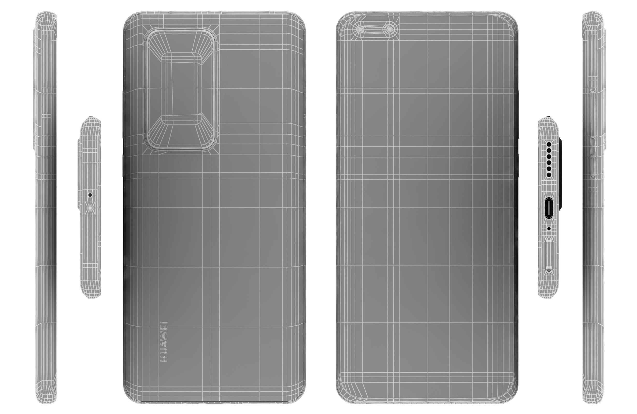 Huawei P40 Collection 3D model_39