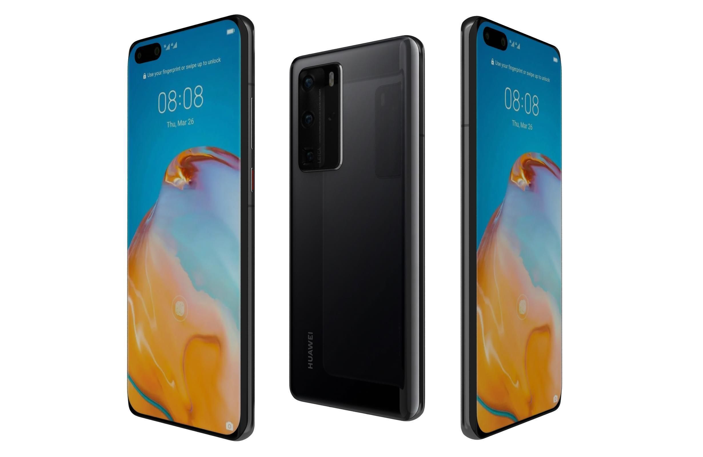 Huawei P40 Collection 3D model_45