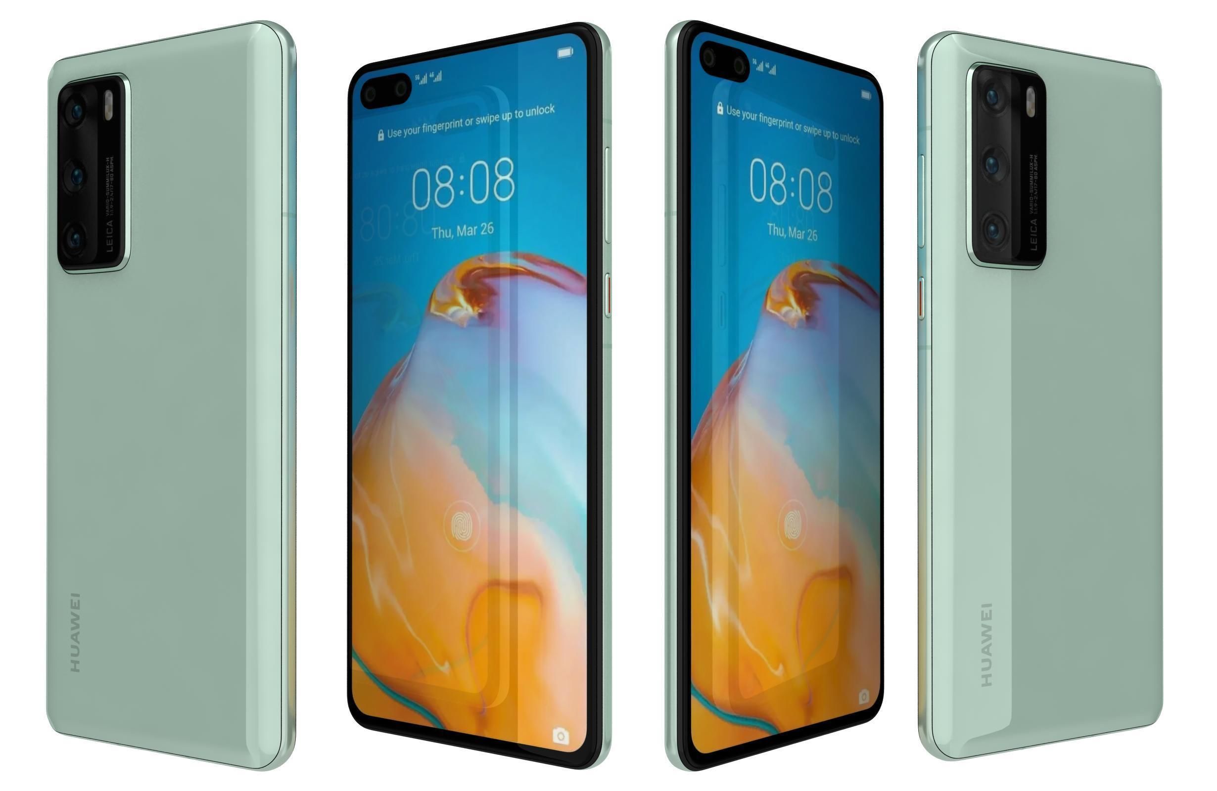 Huawei P40 Collection 3D model_8