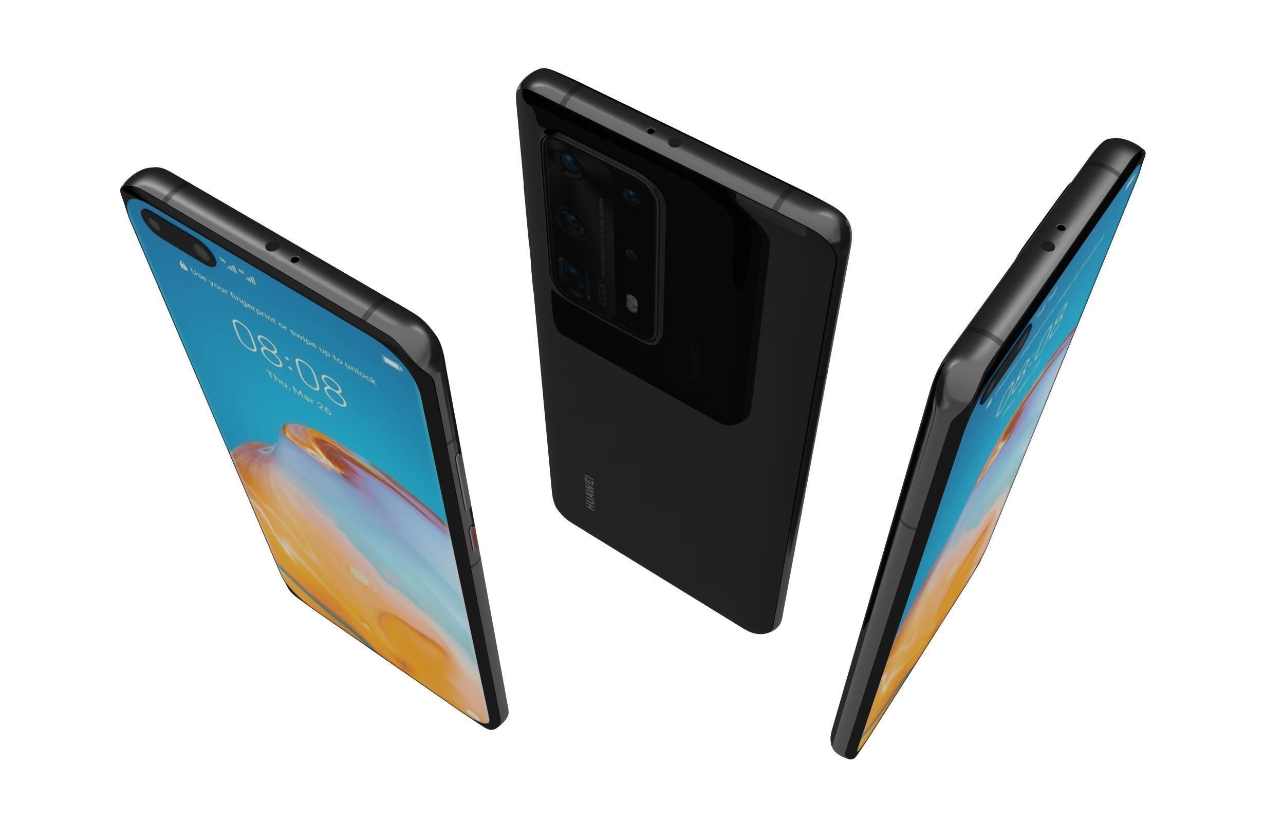 Huawei P40 Collection 3D model_34