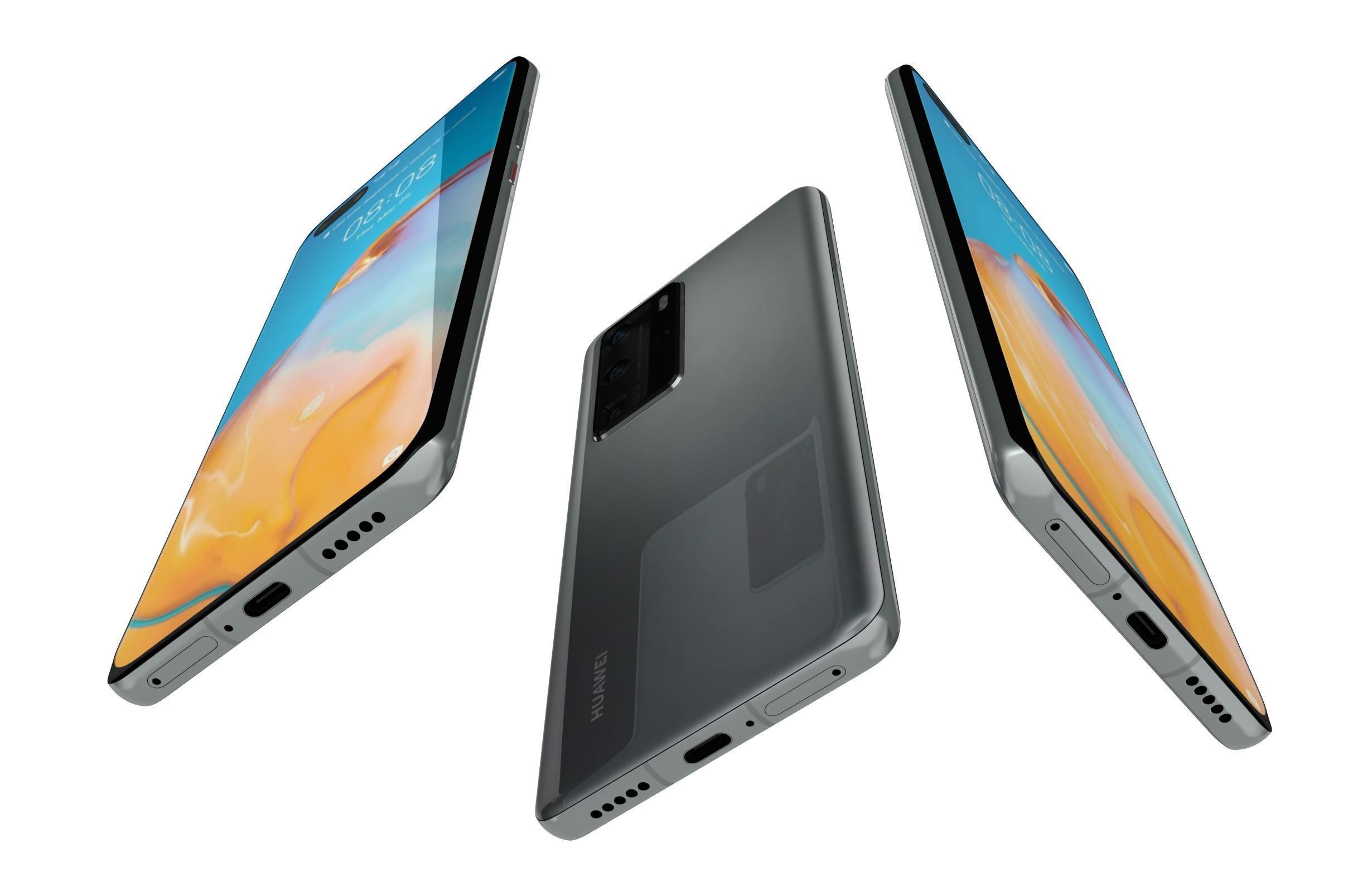 Huawei P40 Collection 3D model_43