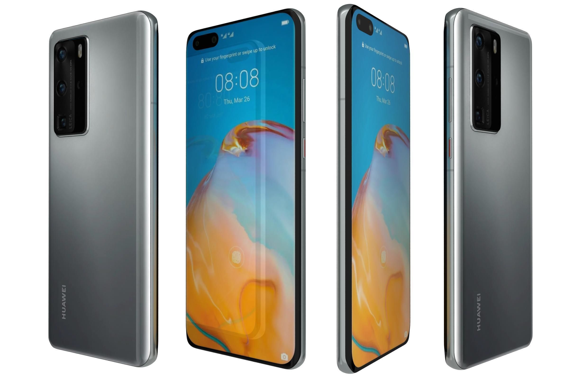 Huawei P40 Collection 3D model_44