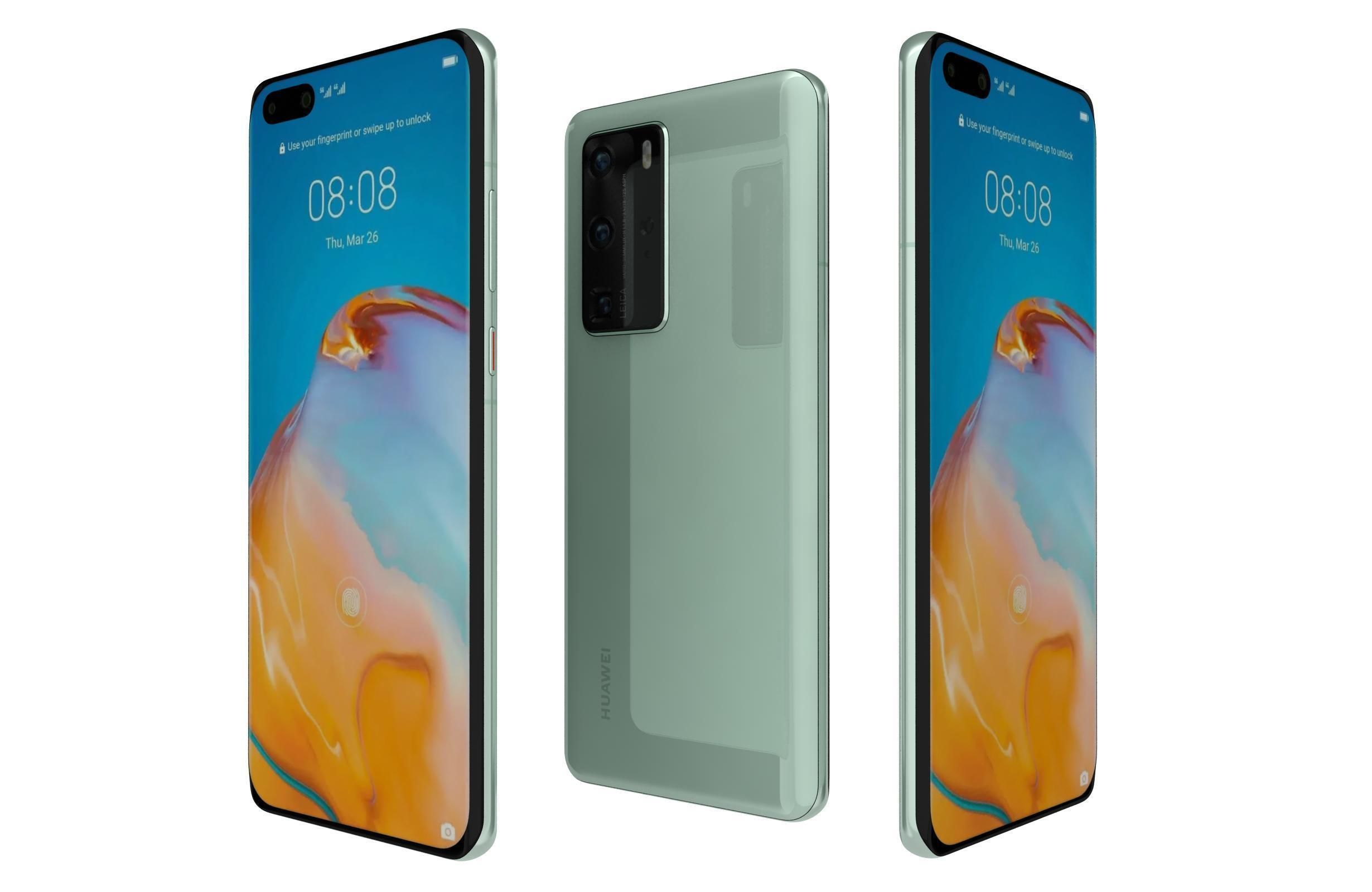 Huawei P40 Collection 3D model_61