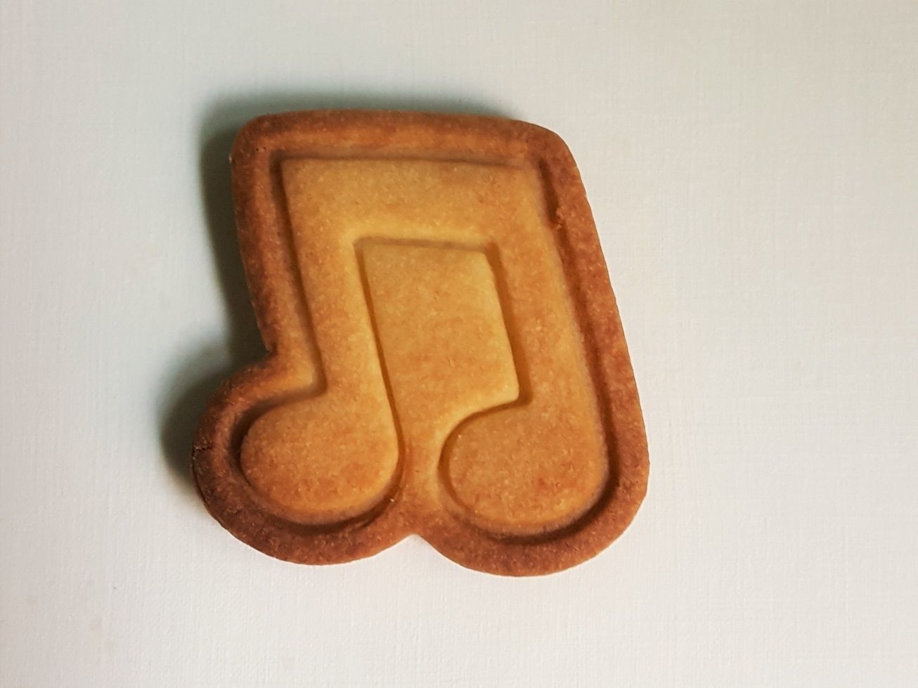 Music note cookie cutter v2 3D print model_1