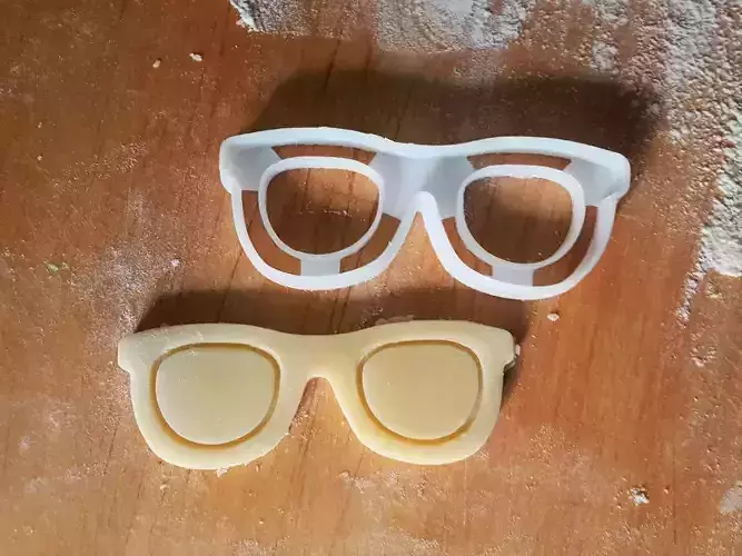 Glasses cookie cutter 3D print model