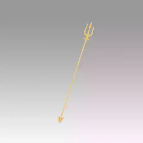 DC Aquaman Arthur Curry Trident Cosplay Weapon 3D print model