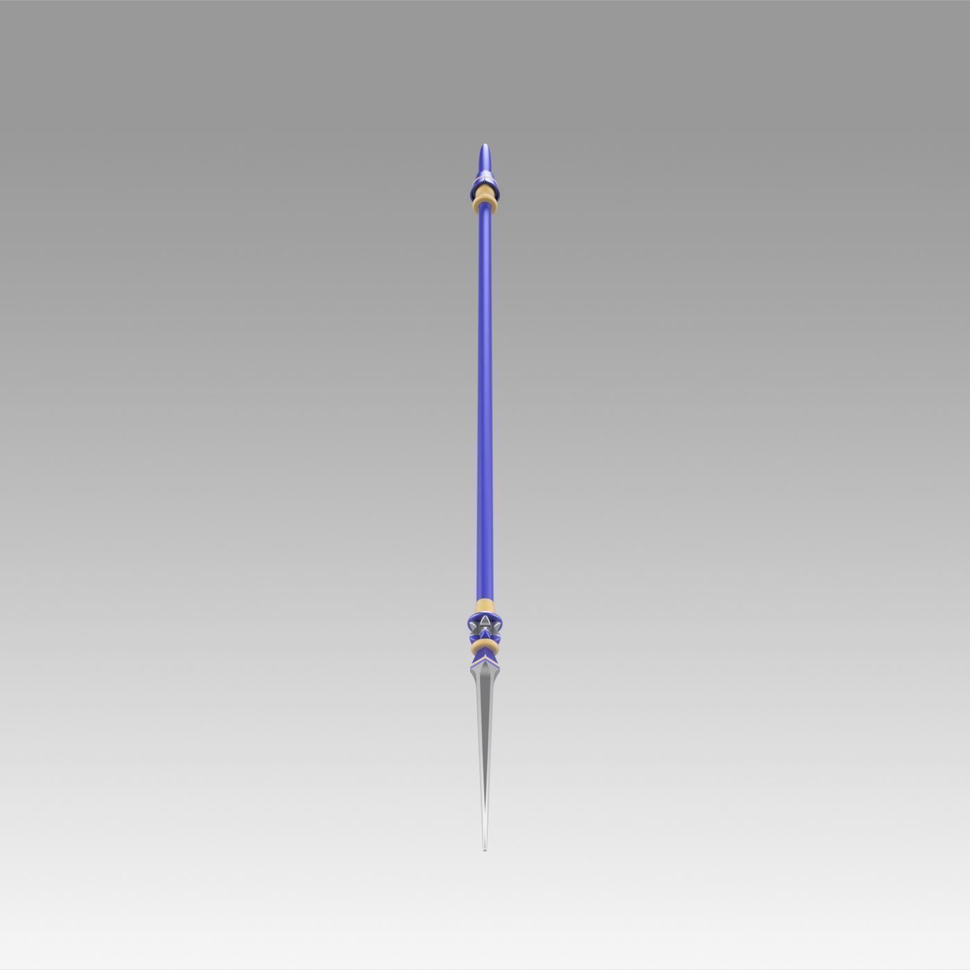 Fate Grand Order Lily Christmas Day Spear Cosplay Weapon 3D print model_6