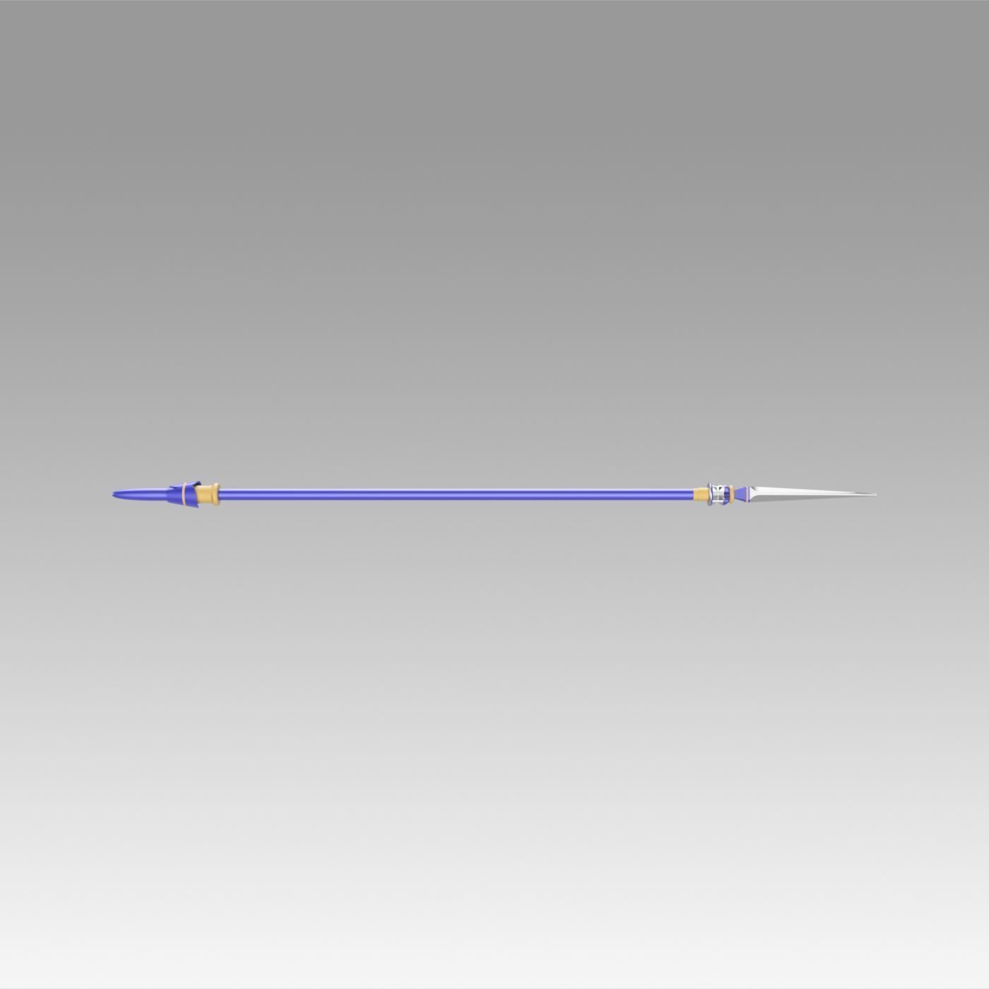 Fate Grand Order Lily Christmas Day Spear Cosplay Weapon 3D print model_4