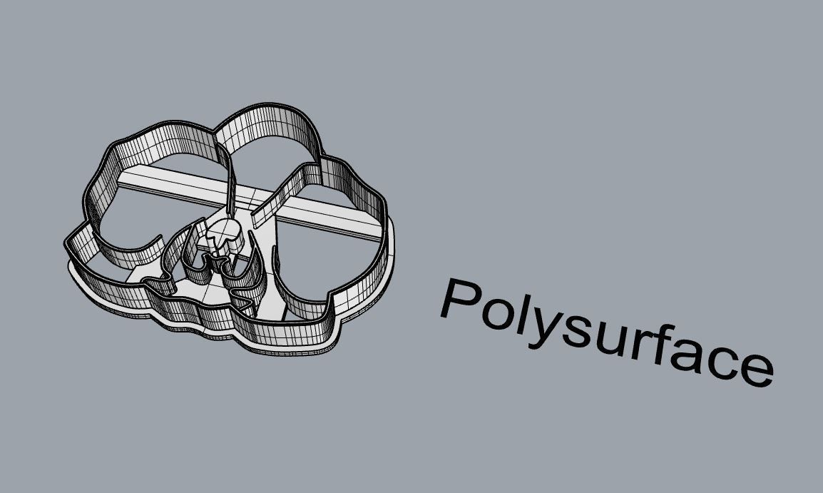 Orchid flower cookie cutter 3D print model_3