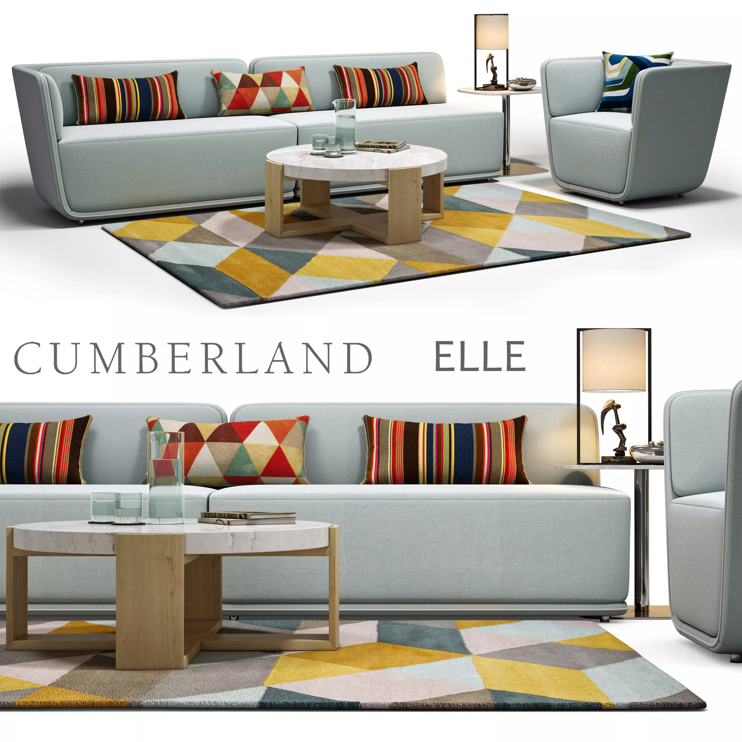 Cumberland ELLE sofa 3D model