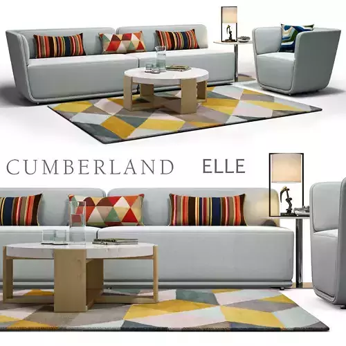 Cumberland ELLE sofa 3D model