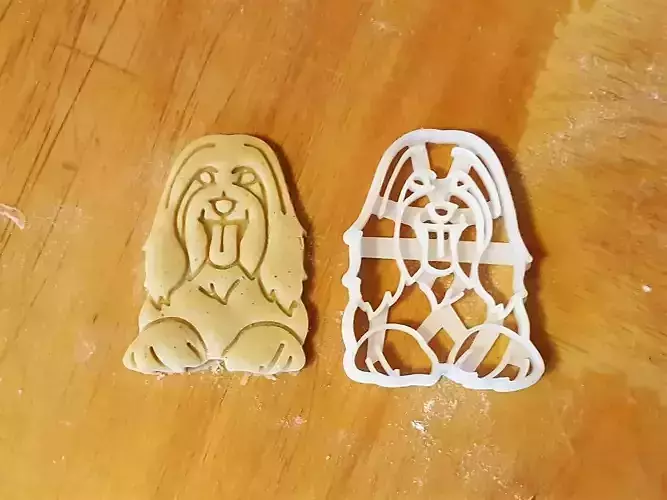 Sheepdog cookie cutter