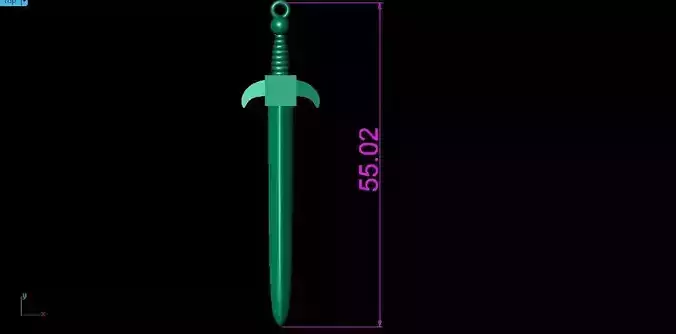 SWORD WORN NECKLACES 3D print model
