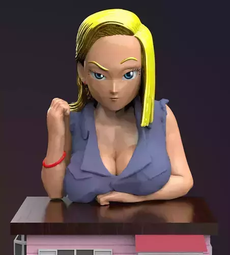Android 18 3D print model