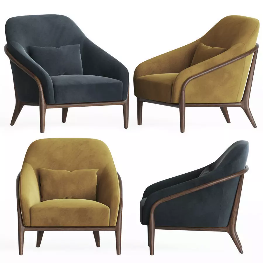 Adele Armchair Designlush 3D model