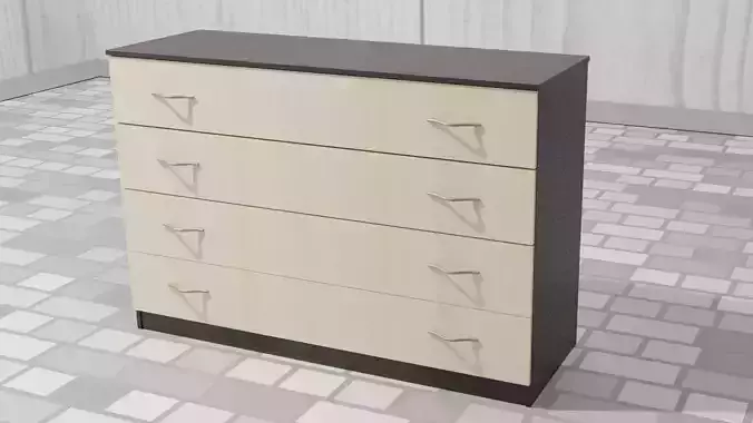 Furniture chest of drawers