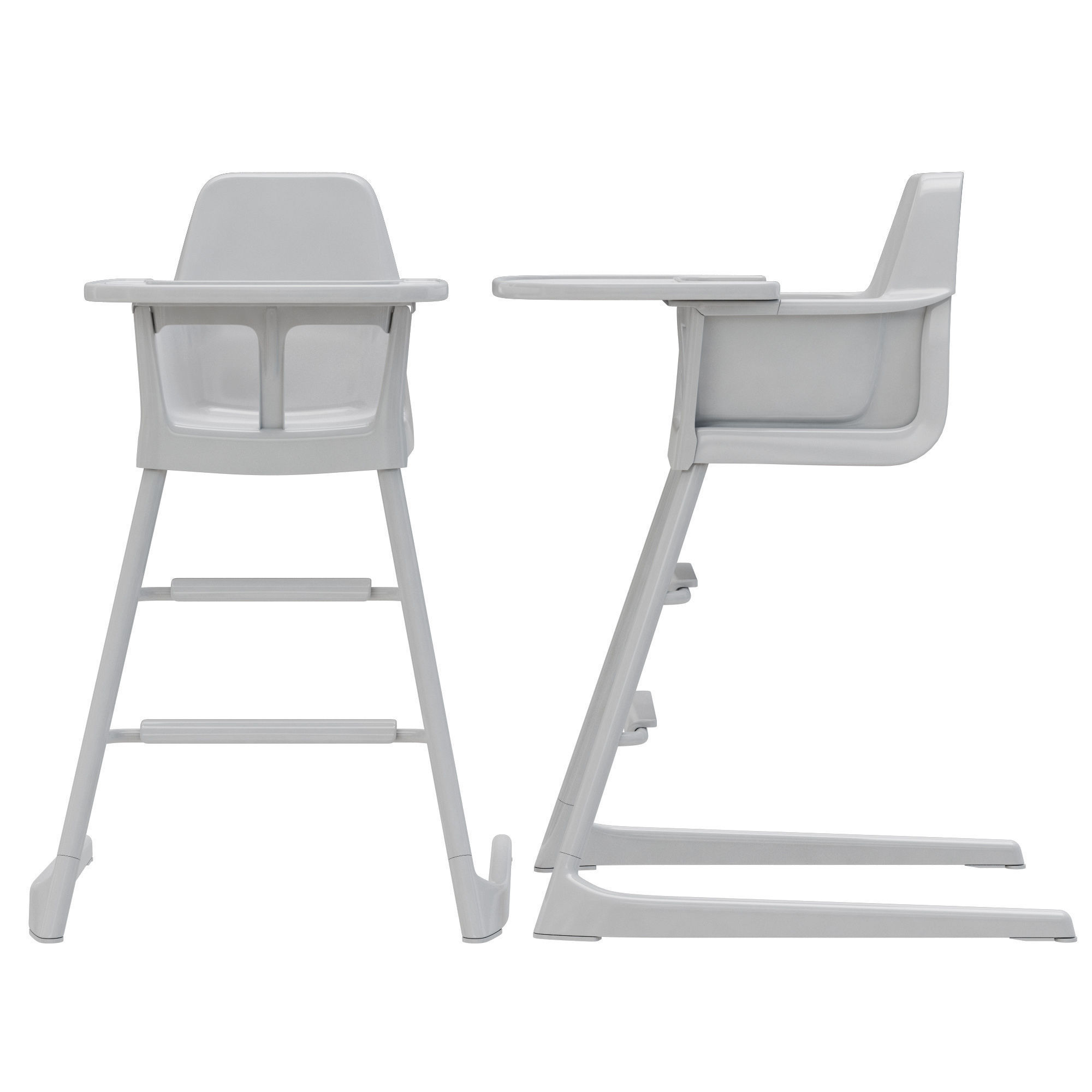 LANGUR baby high chair 3D model_1