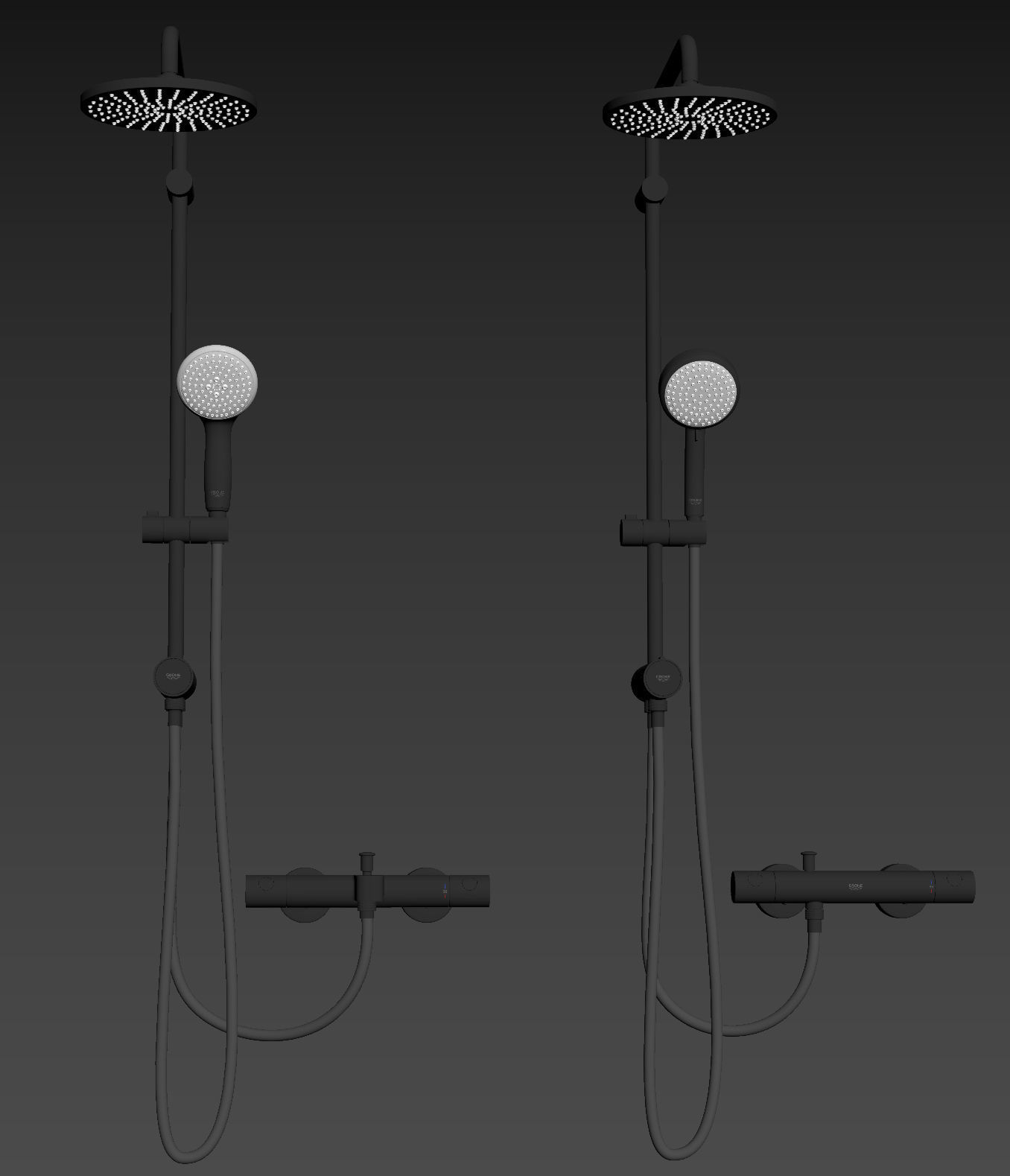 Grohe Tempesta System 200  3D model_1