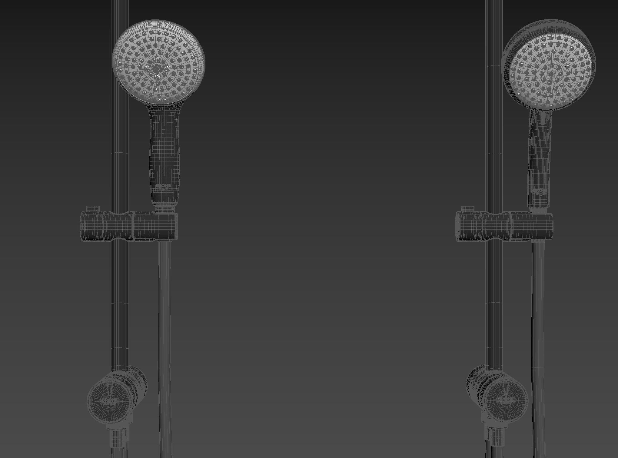 Grohe Tempesta System 200  3D model_4