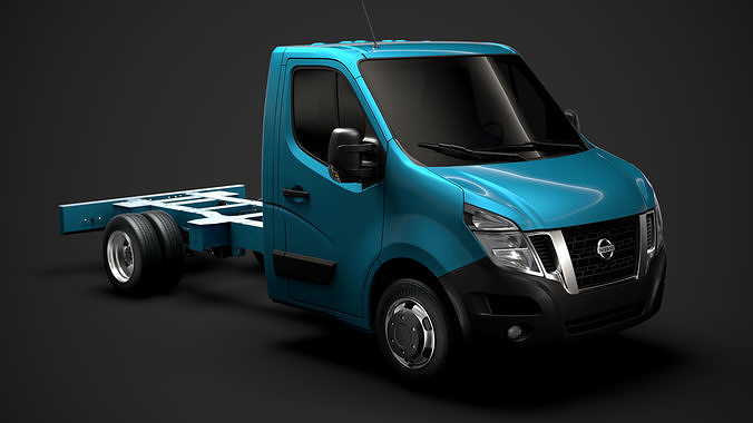 Nissan NV400 SingleCab DW E20 Chassis 2014 3D model