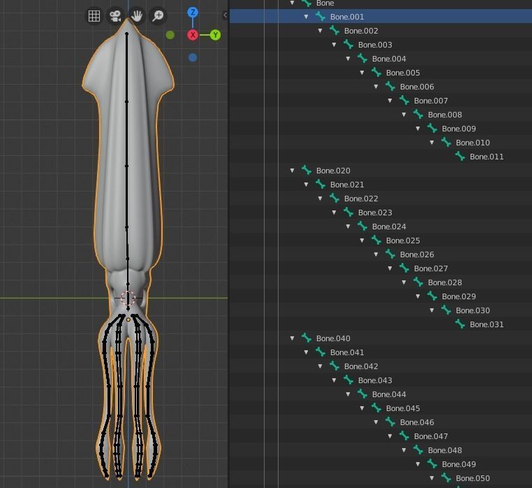 Giant Squid Low-poly 3D model_55