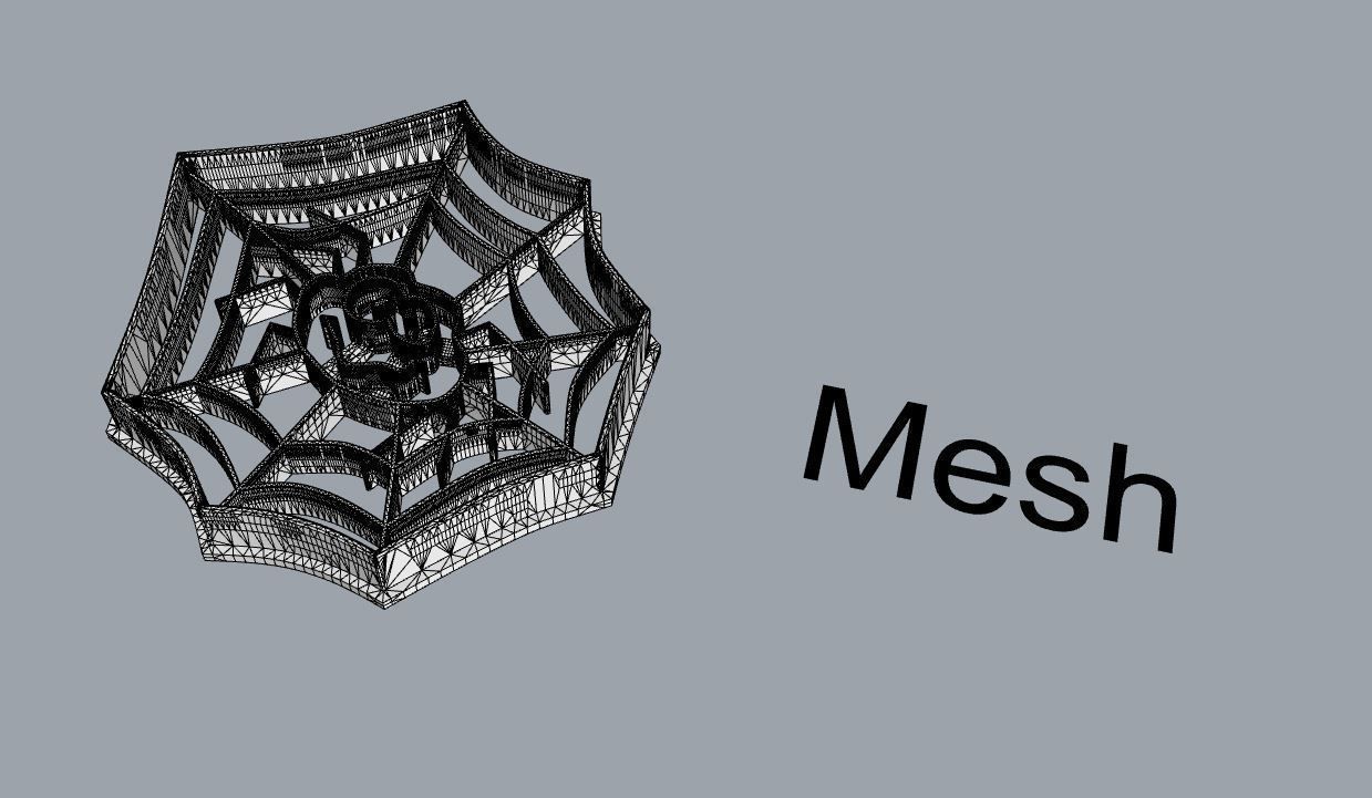 Spider cookie cutter 3D print model_2