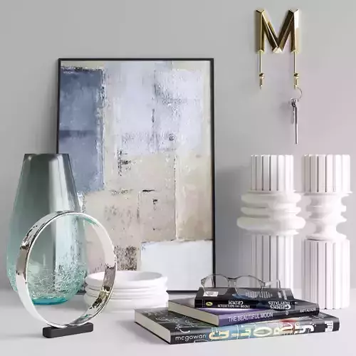 Decorative set for modern interior