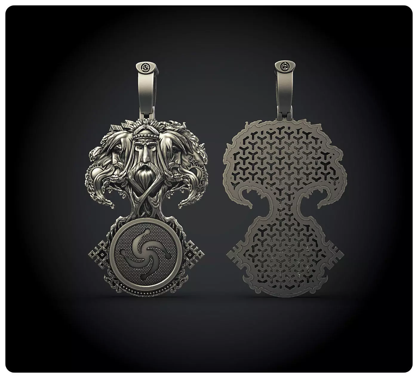 Pagans Veles charm 3D print model_0