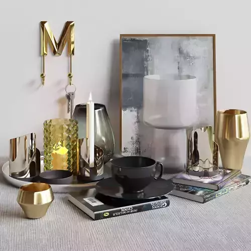 Decorative set for modern interior 2