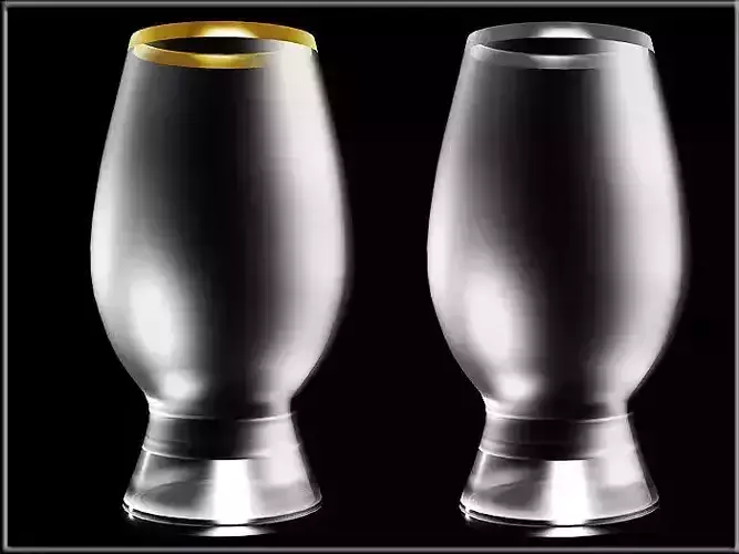 Metal Line Craft beer glass