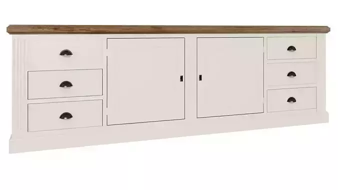 Wide storage with lockers 195