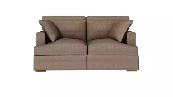 Modern couch with pillows 253
