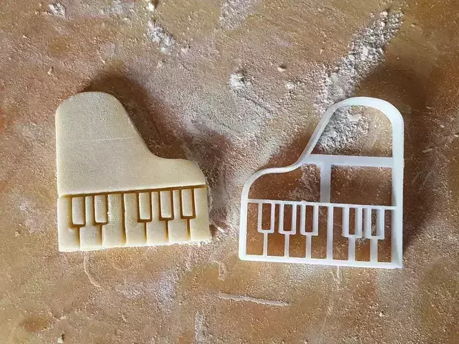 Piano cookie cutter