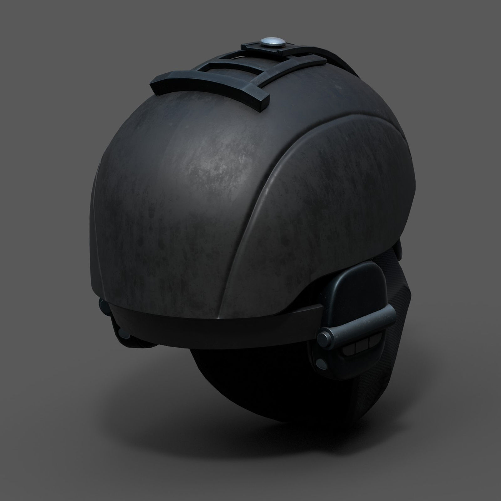  helmet 3d model military combat fantasy futuristic  Low-poly 3D model_5