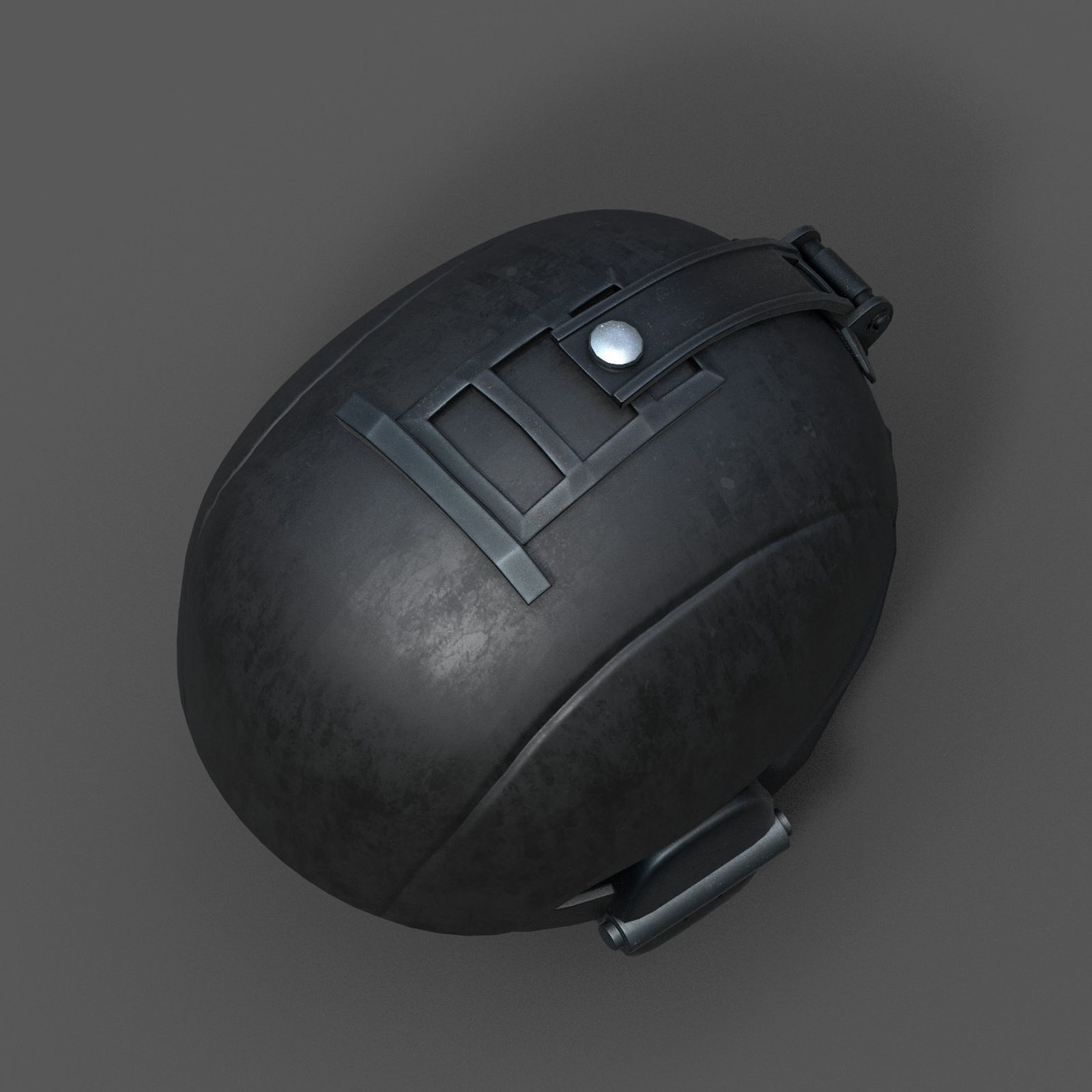  helmet 3d model military combat fantasy futuristic  Low-poly 3D model_7