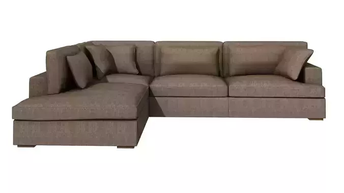 Modern sofa with pillows 256