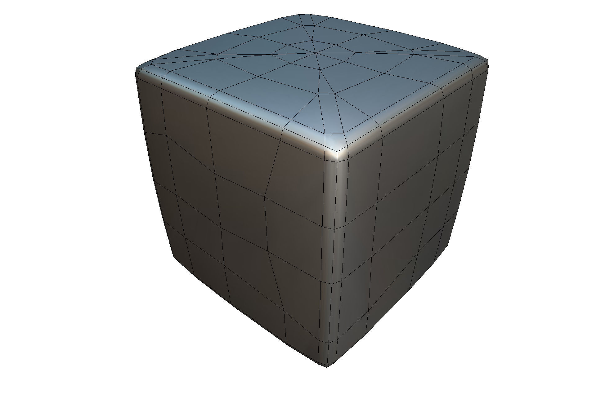 Cube World Wood Block - Proto Series Low-poly 3D model_3