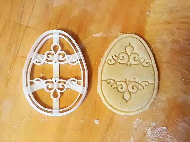 Easter egg cookie cutter
