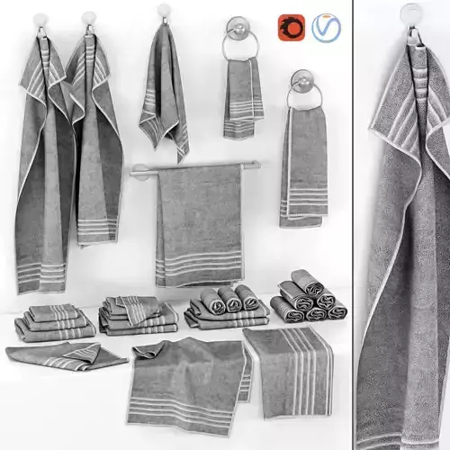 Gray Towels Set