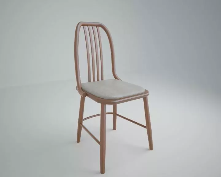 dining chair Free low-poly 3D model
