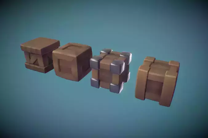 Cube World Wooden Boxes - Proto Series