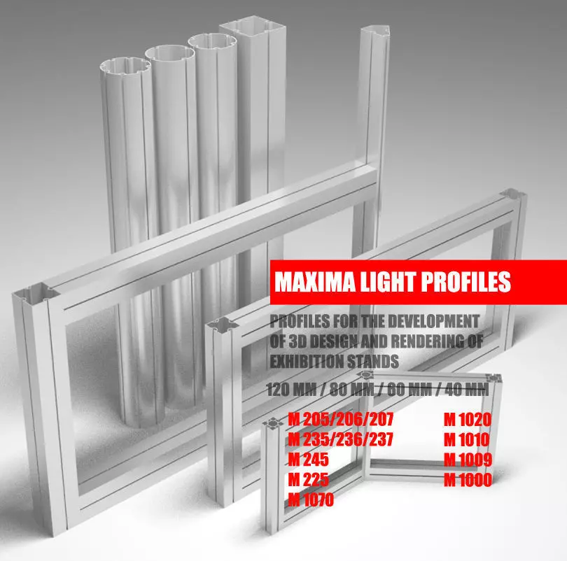 MAXIMA LIGHT EXTRUSIONS 3D model