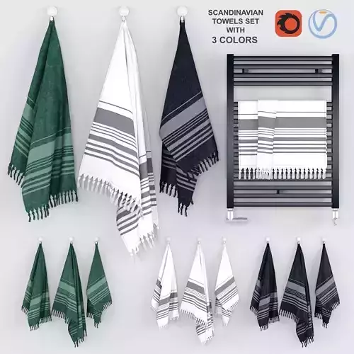 Scandinavian Towels Set