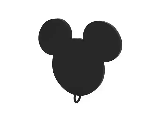 Keychain mickey mouse head