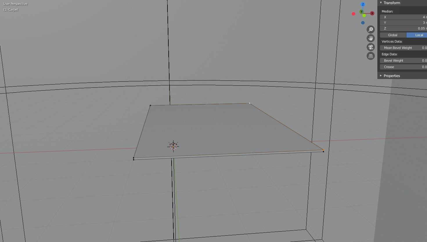 Carpet plastic sheet Free low-poly 3D model_3