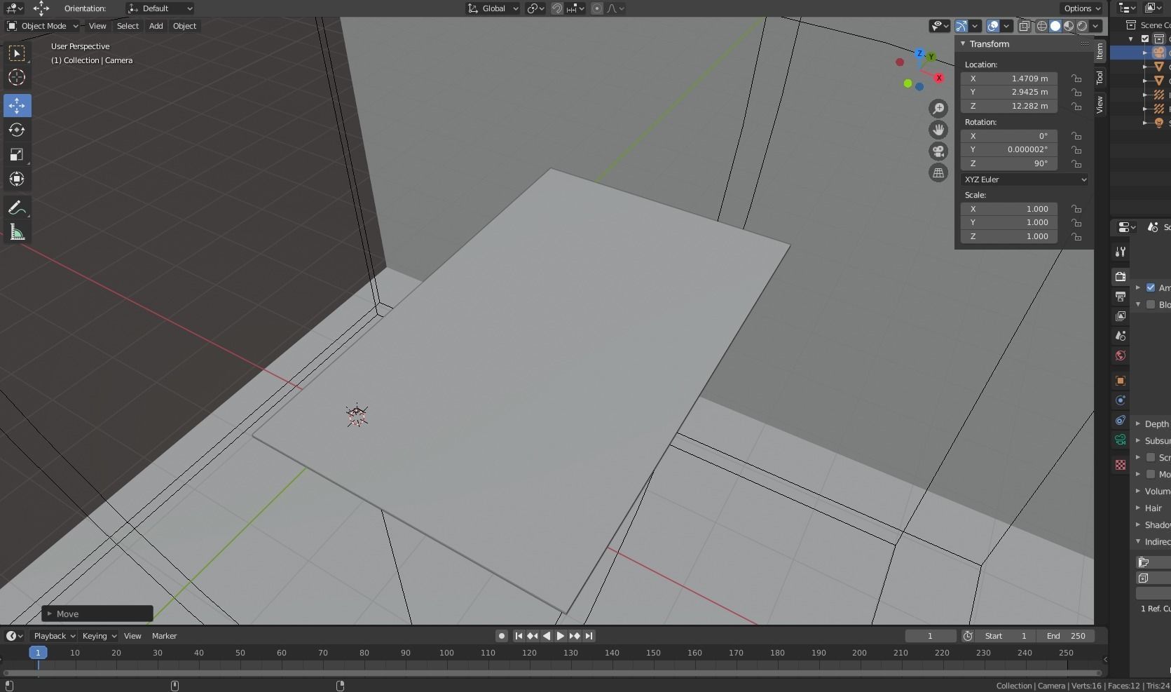 Carpet plastic sheet Free low-poly 3D model_2