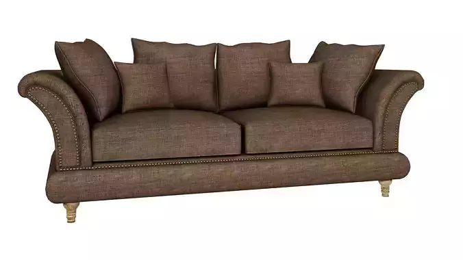 Stylish sofa with pillows 324