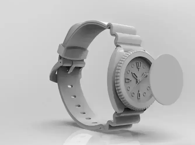 watches 3d model watch with circle