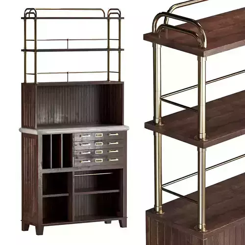 Waiter station for restaurant or cafe