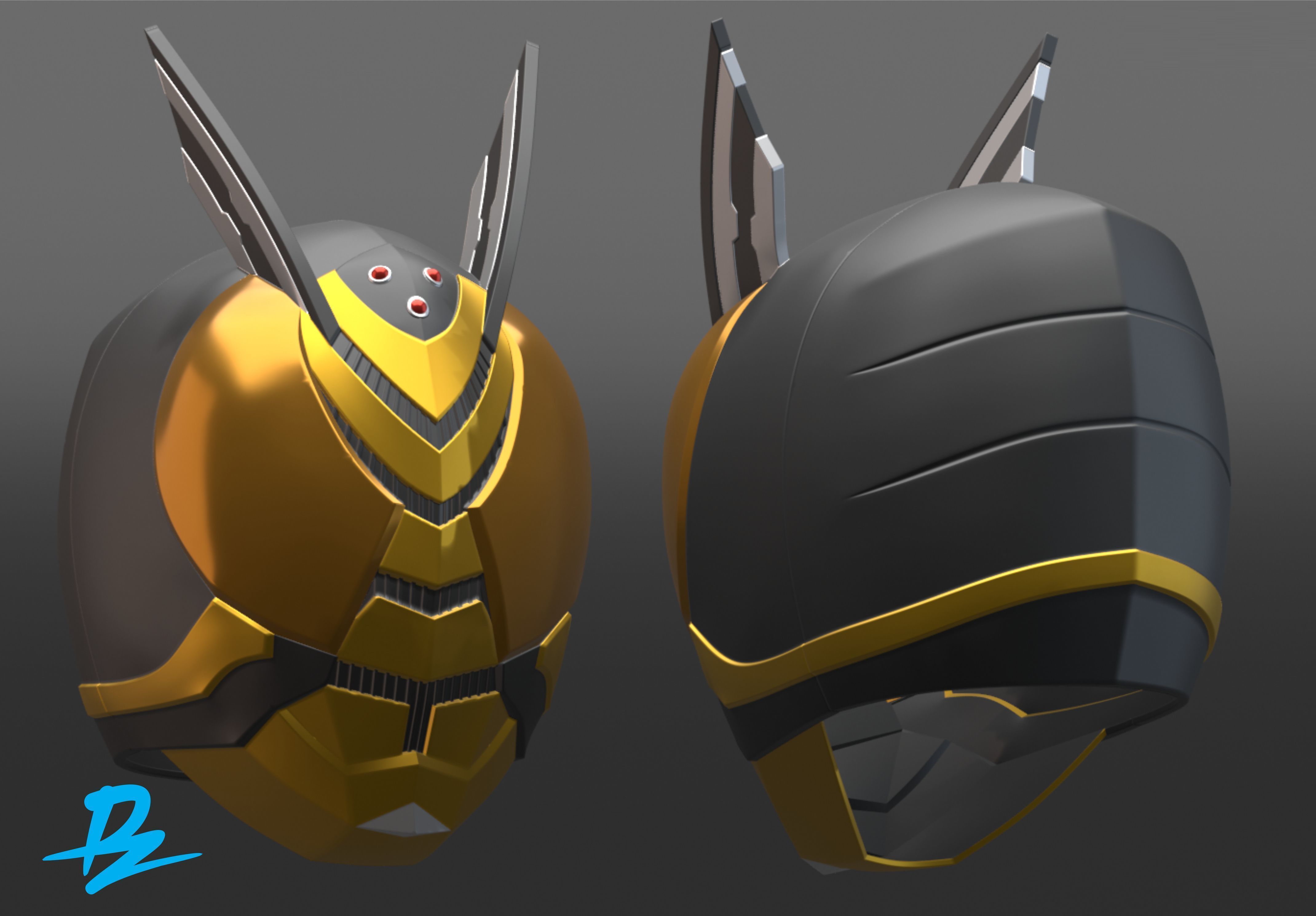 Kamen rider zabee 3D print model_1